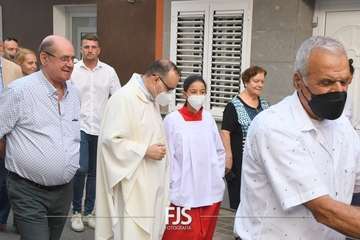 El Goro despide sus fiestas patronales con la procesión de la patrona/TA y Francisco Javier Santana.